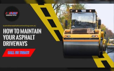 How to Maintain Your Asphalt Driveways