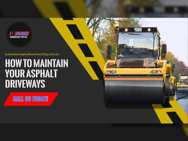 How to Maintain Your Asphalt Driveways