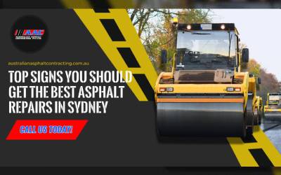 Top Signs You Should Get the Best Asphalt Repairs in Sydney